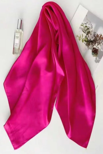 Foulard Satiné Glow Rose