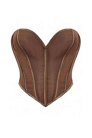 Corset Chocolat Élégance
